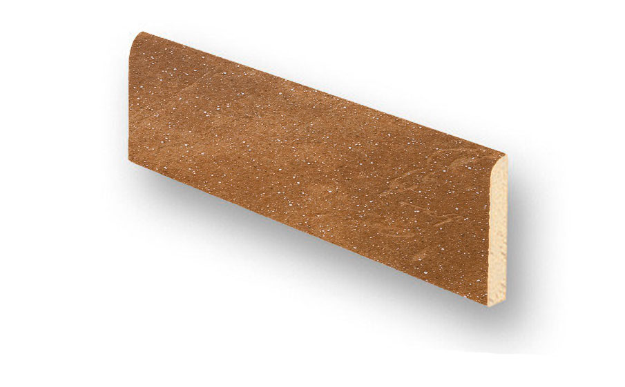 Клинкерный плинтус Stroeher Keraplatte Roccia 839 ferro 294x73x8 мм