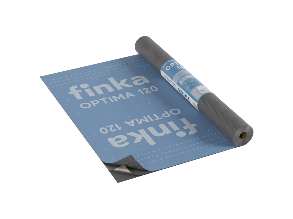 Диффузионная мембрана Finka Optima 120, 1,5*50 м, плотность 120 гр/м2