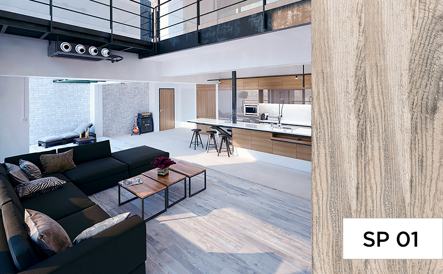 Керамогранит Estima коллекция Spanish Wood SP01