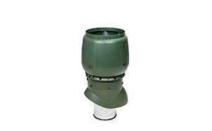 Изолированный вентиляционный выход Vilpe® XL - 200/ИЗ/500 зеленый + колпак
