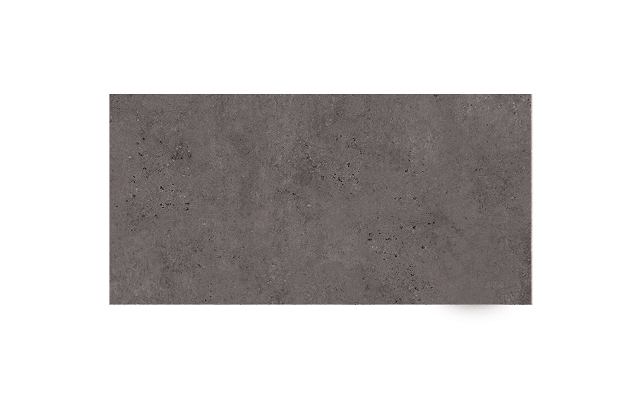 Клинкерная крупноформатная напольная плитка Stroeher Gravel Blend 963 black 594x294x10 мм
