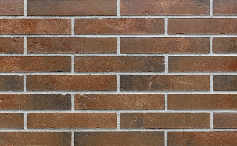 Клинкерная плитка под кирпич Westerwaelder Klinker York WK132 Tiefrot, 290*52*10 мм