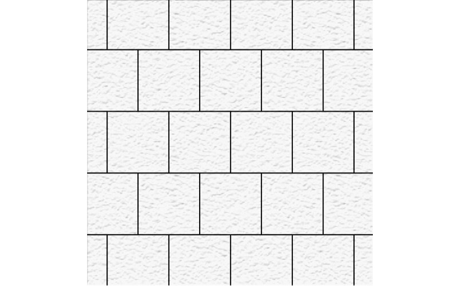 Плитка тротуарная SteinRus Квадрат большой Б.1.К.6, Old-age, белый, 200*200*60 мм
