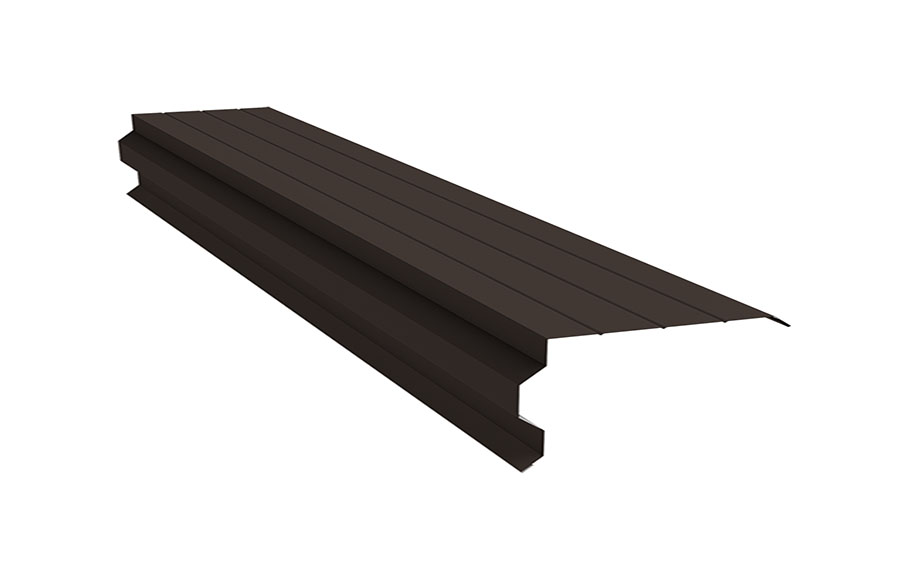 Планка торцевая фигурная 90*110 мм Grand Line Satin Matt RR 32, 2,5 м