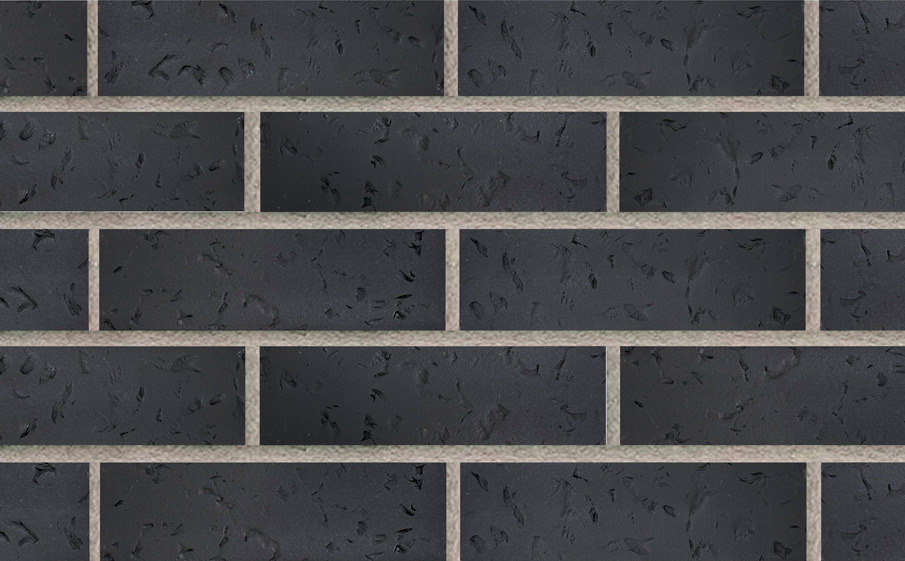 Клинкерная плитка под кирпич Terramatic Moon Black AB, 240*71*14 мм