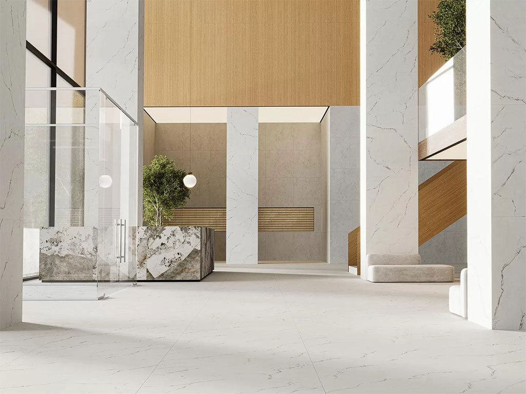 Керамогранит KERAMA MARAZZI Монте Тиберио бежевый светлый обрезной, 2385*1195*9 мм