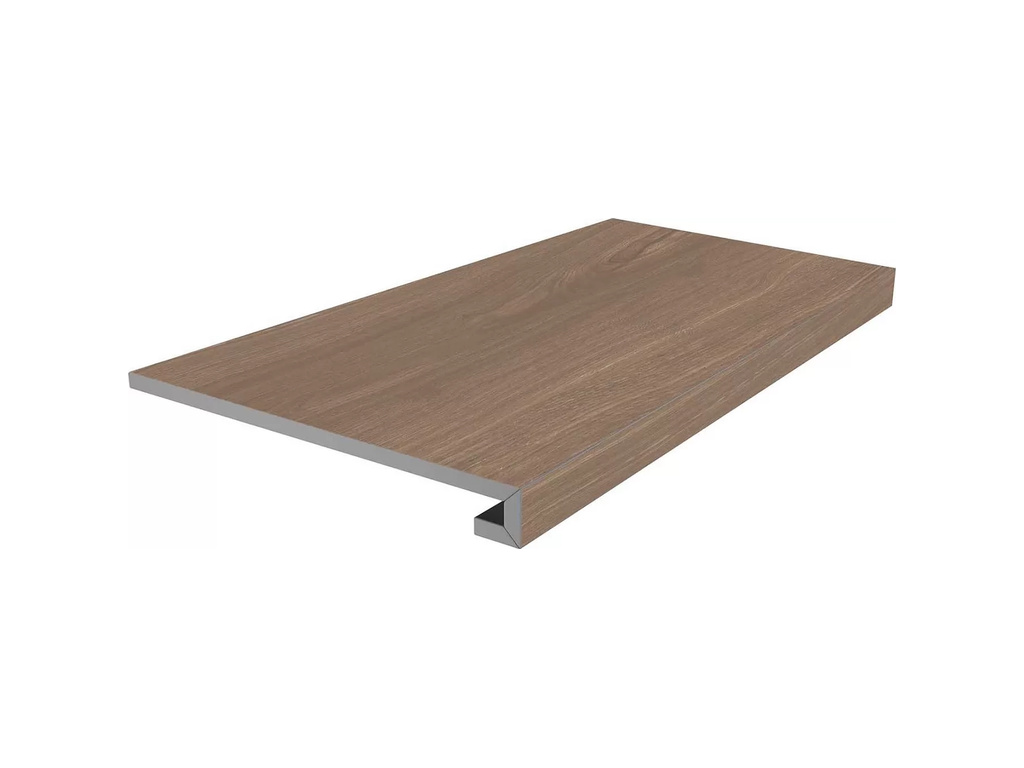Ступень клееная KERAMA MARAZZI Альберони коричневый обрезная, 600*330*9 мм