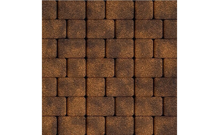 Плитка тротуарная SteinRus, Инсбрук Альт Дуо А.3(С).Фсм.4, Native, ColorMix Маренго, толщина 40 мм