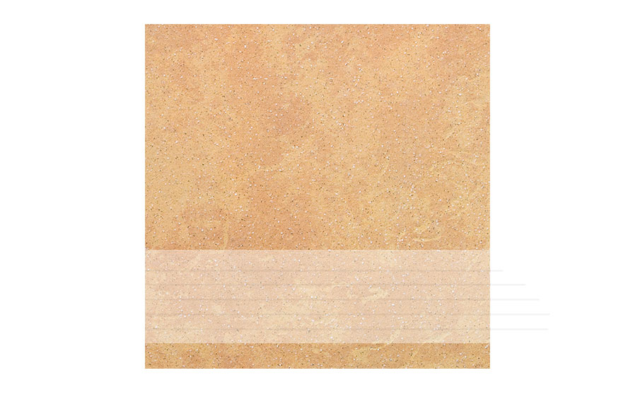 Клинкерная ступень с насечками Stroeher Keraplatte Roccia 834 giallo 300x294x10 мм