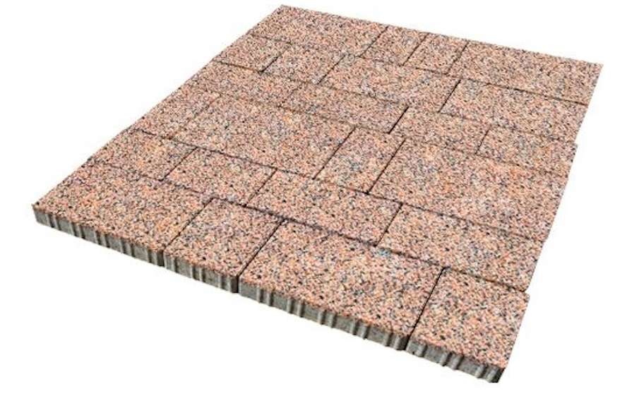 Плитка тротуарная SteinRus Инсбрук Тироль Б.4.Псм.6 Backwash, Яшма, толщина 60 мм