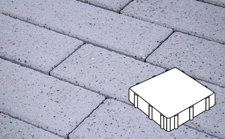 Плитка тротуарная Готика Granite FERRO, Квадрат В.3.К.8, Цветок Урала 300*300*80 мм