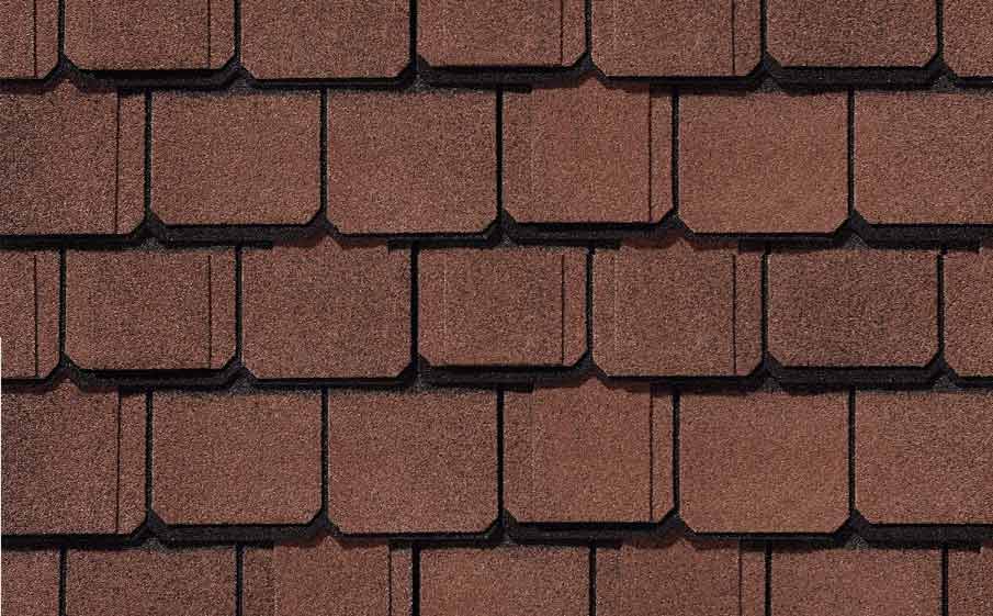 Гибкая черепица CertainTeed Grand Manor Terra Cotta