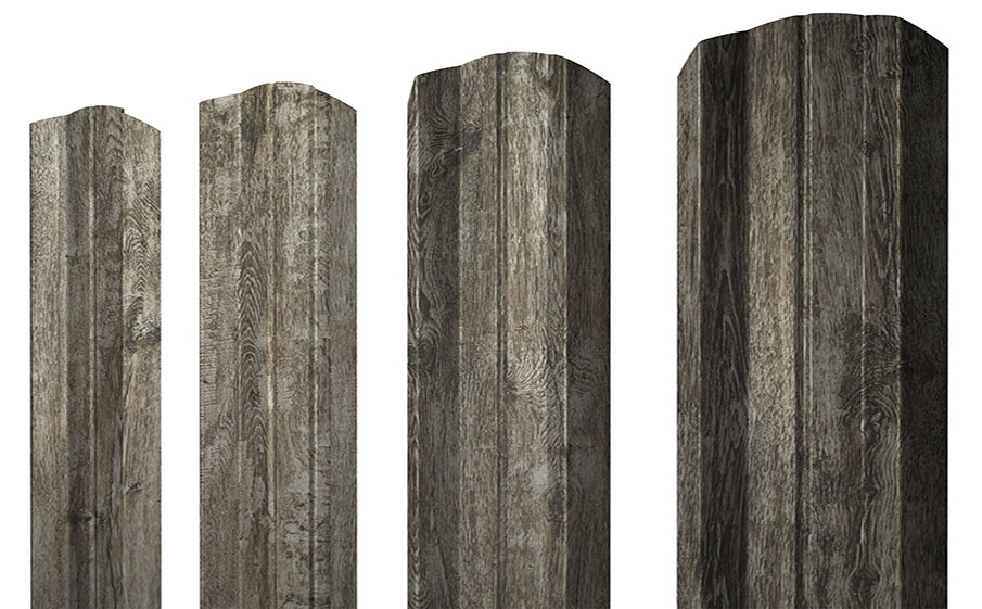 Штакетник М-образный А фигурный Print Elite Nordic Wood