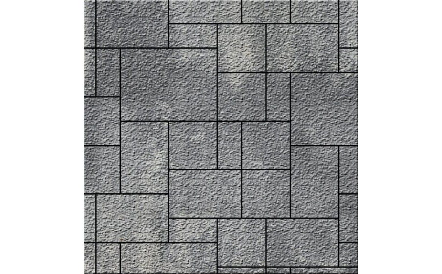 Плитка тротуарная SteinRus Инсбрук Альпен Б.7.Псм.6, Old-age, ColorMix Актау, толщина 60 мм