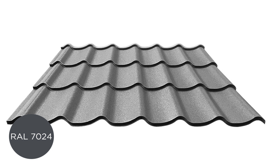 Профиль волновой ARMO, Rooftop Бархат (Zn275), RAL 7024