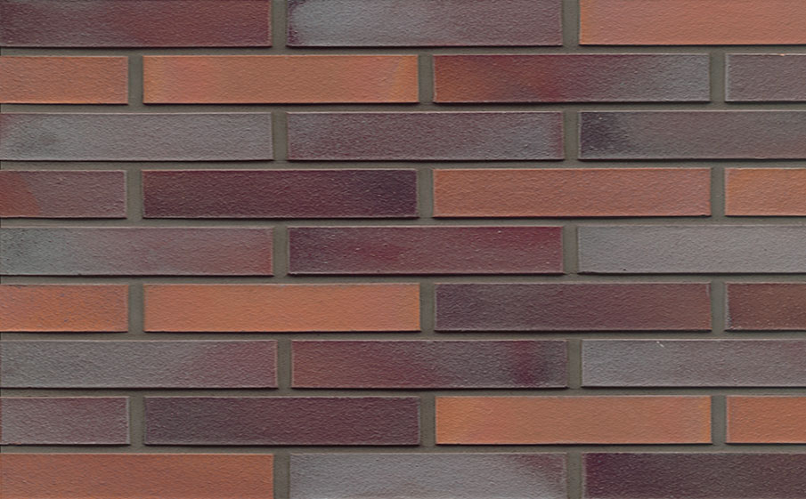 Кирпич клинкерный Westerwaelder Klinker Nr 12 Blaurot-bunt, 290*60*52 мм
