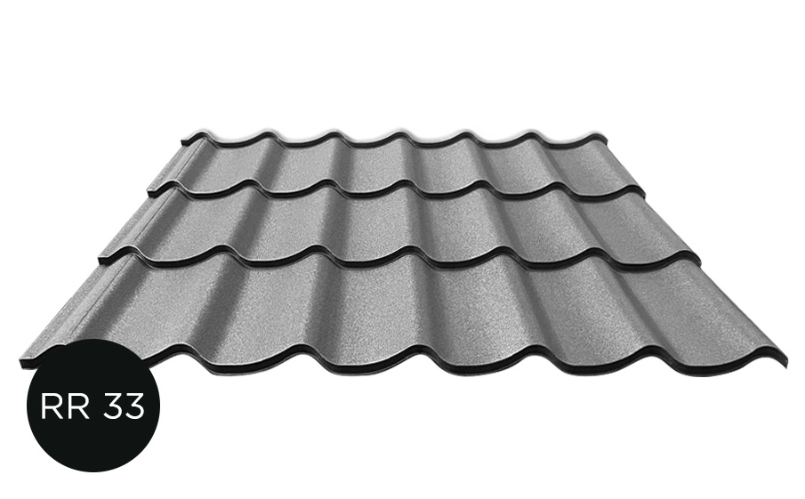 Профиль волновой ARMO, GreenCoat Pural BT, RR 33