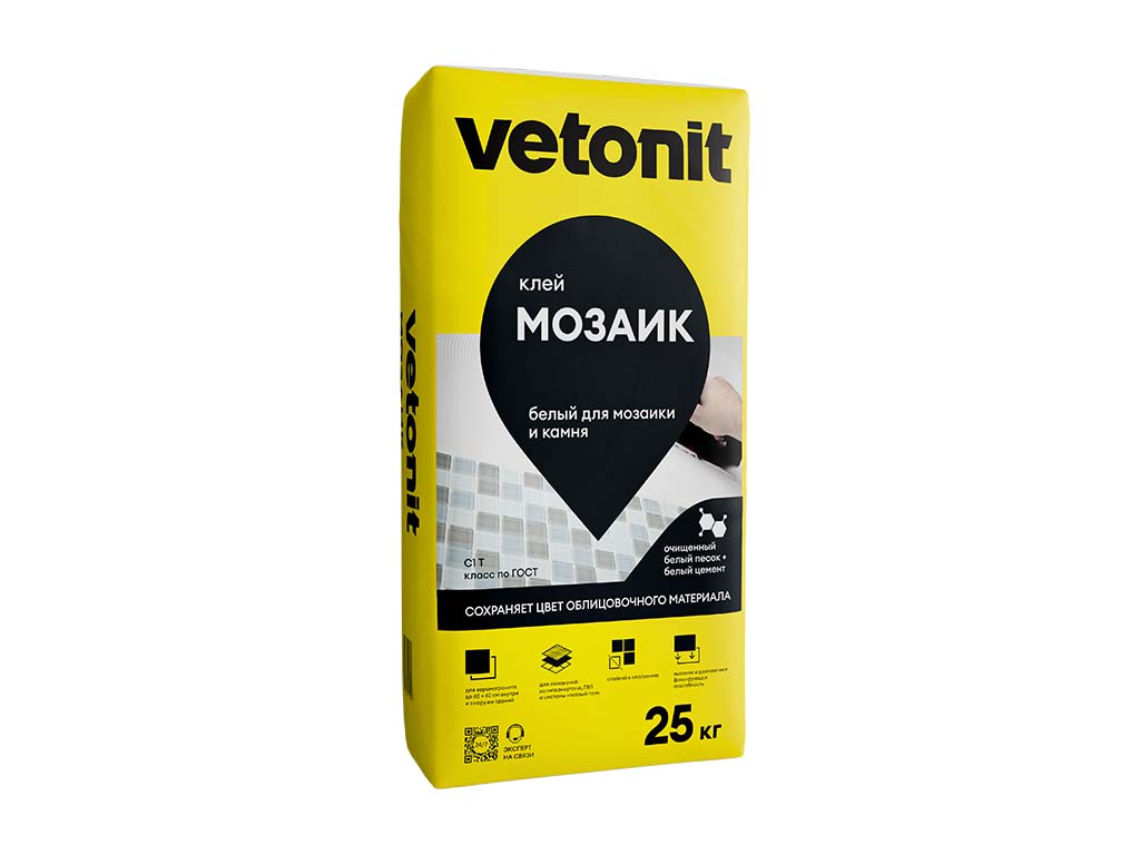 Клей vetonit мозаик 25 кг