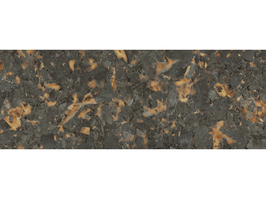 Керамогранит KERAMA MARAZZI Лава черный лаппатированный обрезной, 3200*1195*6 мм
