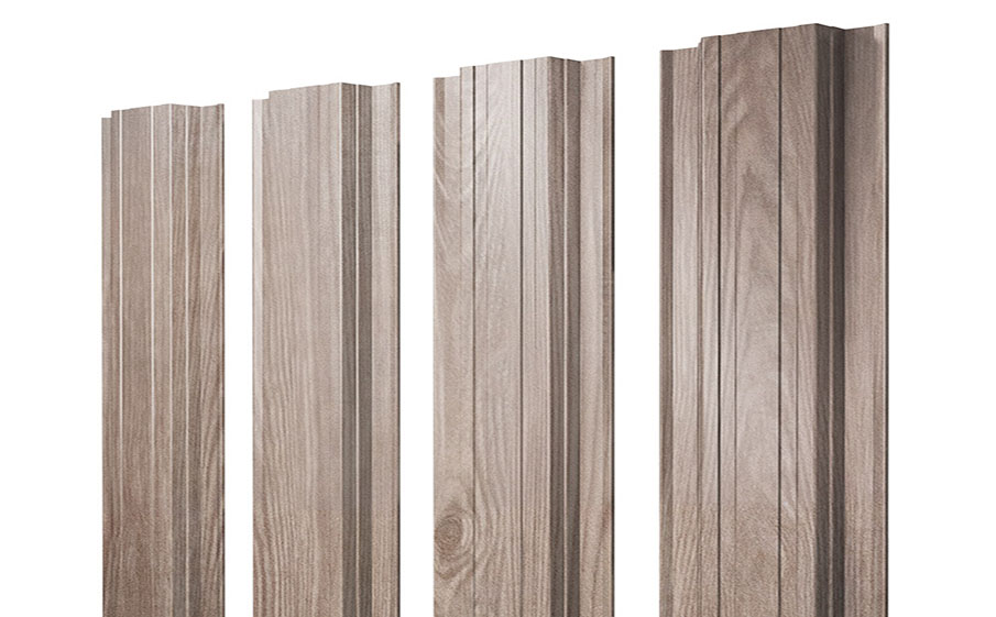 Штакетник Прямоугольный Print Elite White Wood