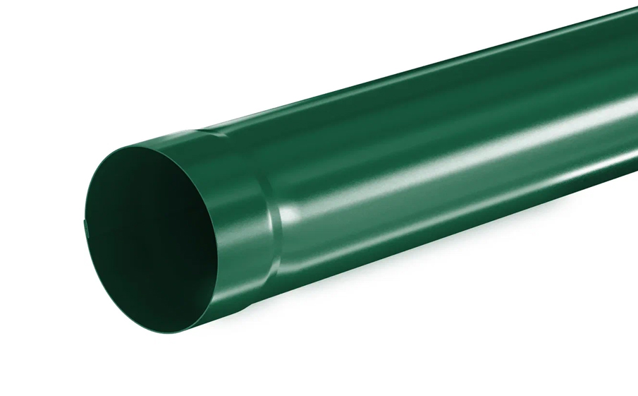 Труба водосточная Aquasystem  PURAL RAL 6005 для системы D 150/100, 1 м