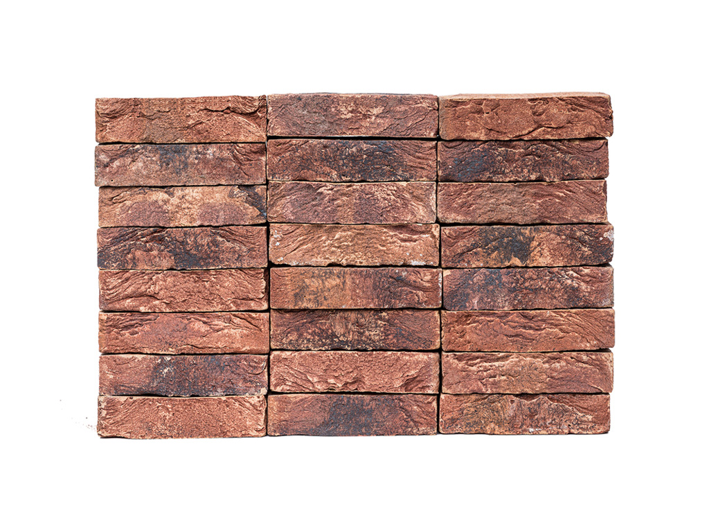 Кирпич облицовочный Engels Handform Koper roodbont, 210*100*50 мм