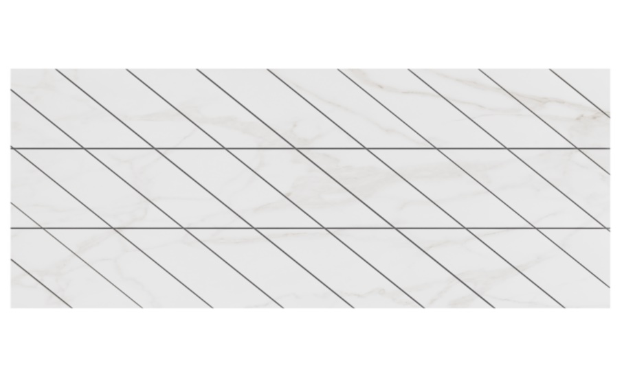 Фальшмозаика Corner Ametis Supreme SM02, полированный, правый, 600*300*10 мм