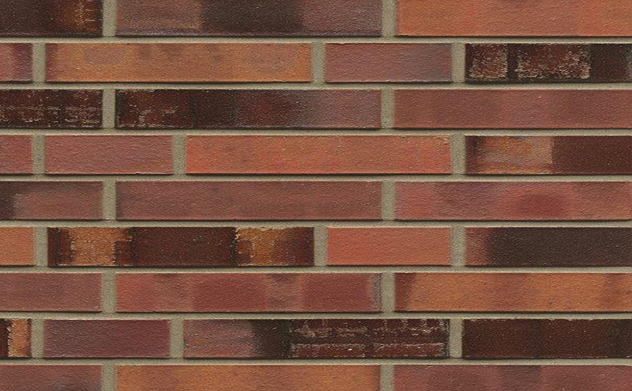 Кирпич клинкерный Westerwaelder Klinker Nr 18 Lachsbraun geflammt, 290*90*40 мм