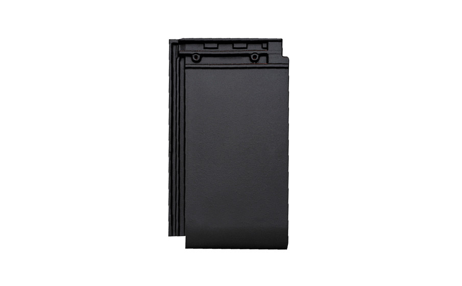Керамическая черепица рядовая TONDACH Figaro Deluxe antracite engobe