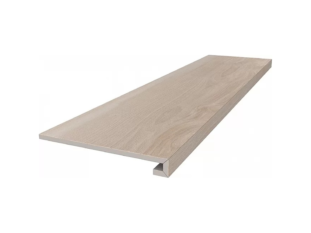 Ступень клееная KERAMA MARAZZI Про Вуд бежевый светлый необрезная, 1195*330*9 мм