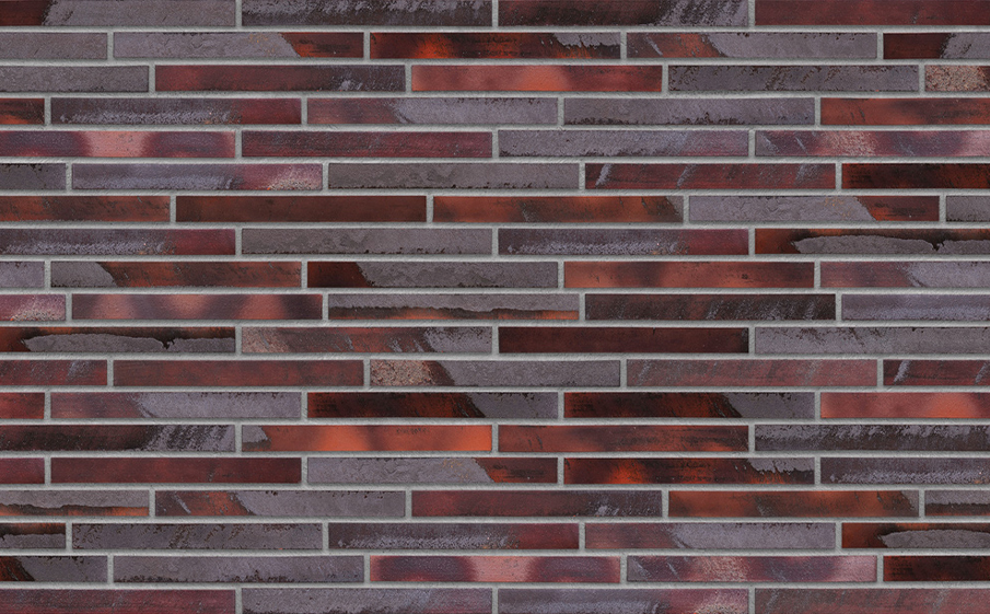 Клинкерная плитка под кирпич King Klinker KING SIZE 02 Valyria stone гладкая, 490*52*14 мм