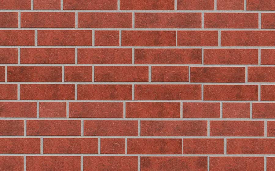 Клинкерная плитка ABC Granit Rot рельефная DF10, 240*52*10 мм