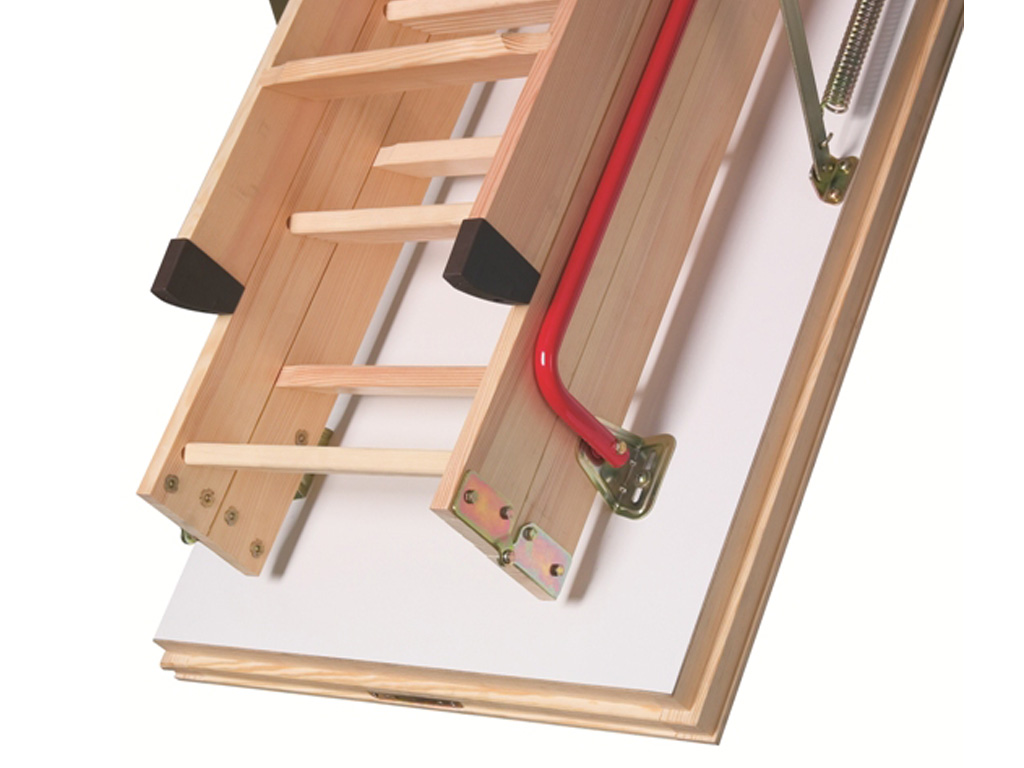 Деревянная чердачная лестница FAKRO LTK Thermo, 70*100/280 см