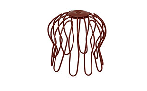 Сетка воронки Паук Aquasystem PURAL RAL 8017