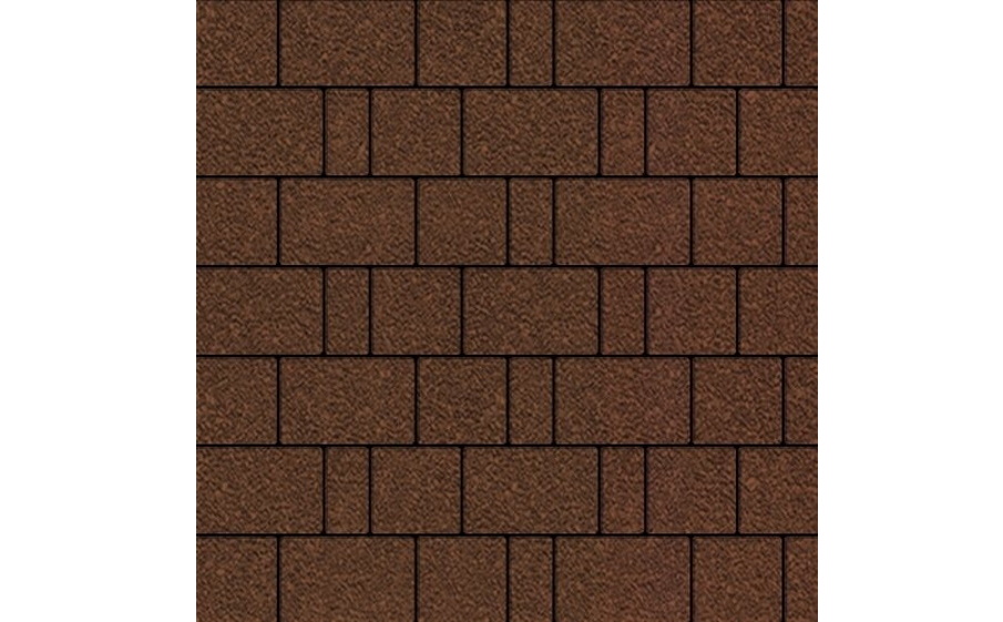 Плитка тротуарная SteinRus, Бельпассо А.23(М).Псм.4, Native, коричневый, толщина 40 мм