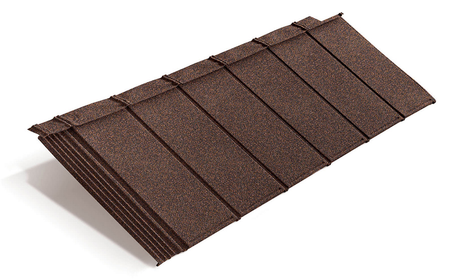 Композитная черепица рядовая Metrotile IPanel Coffee