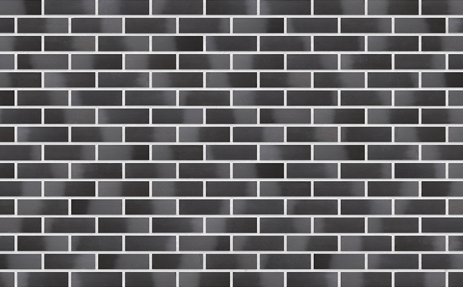 Клинкерная облицовочная плитка King Klinker Dream House для НФС, 33 Black diamond, 240*71*17 мм