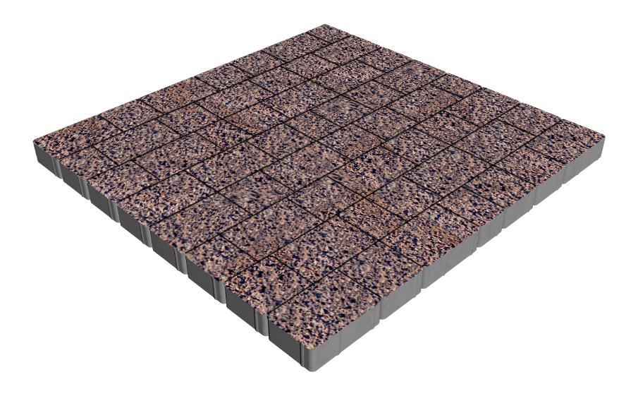 Плитка тротуарная SteinRus Инсбрук Альт Брик Б.8.Фсм.6, Nature Stone, Маджента, толщина 60 мм