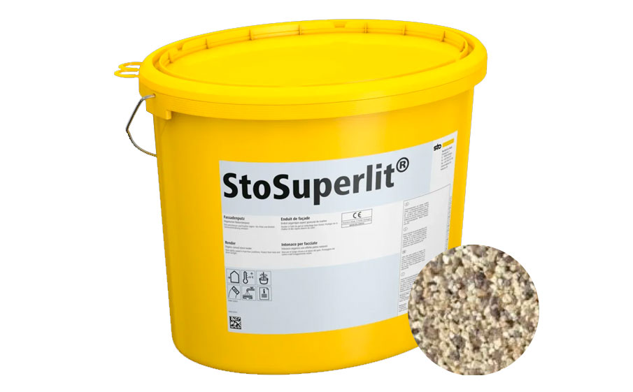 Декоративная штукатурка из натурального камня Sto-Superlit K 2,0, цвет 820, 23 кг