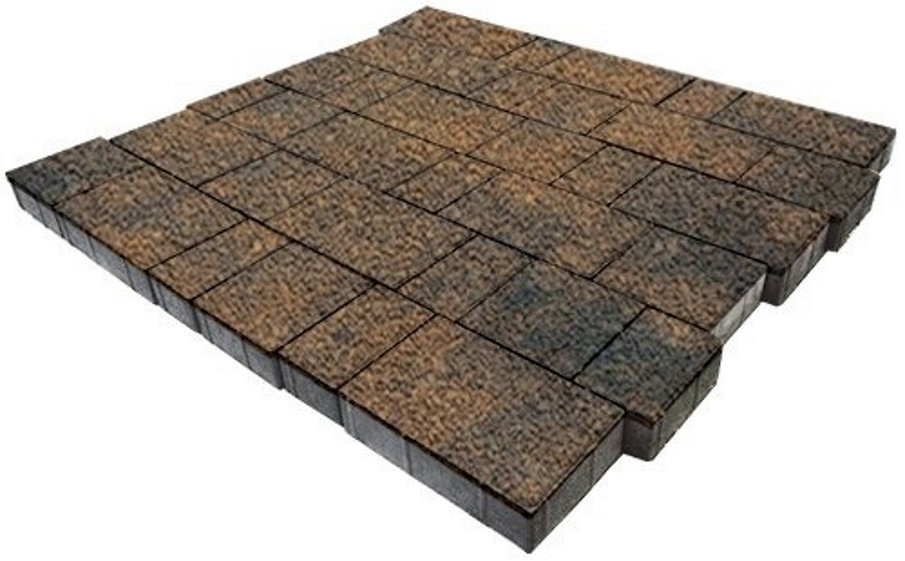 Плитка тротуарная SteinRus, Бельпассо Б.23(М).Псм.6, Native, ColorMix Бомонт, толщина 60 мм