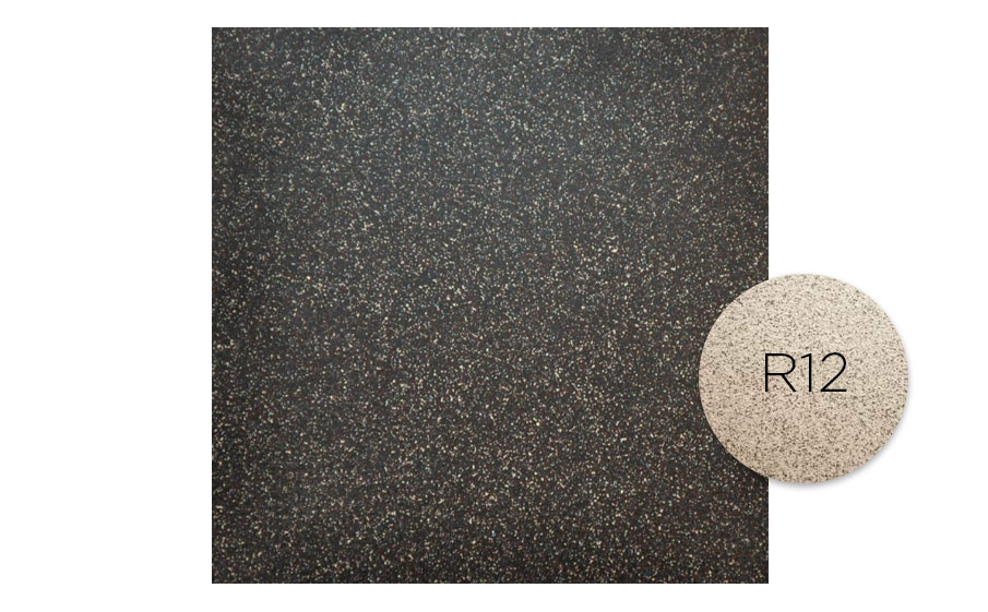 Технический керамогранит Roben VIGRANIT Schwarz-grau Feinkorn R12, 200*100*15 мм