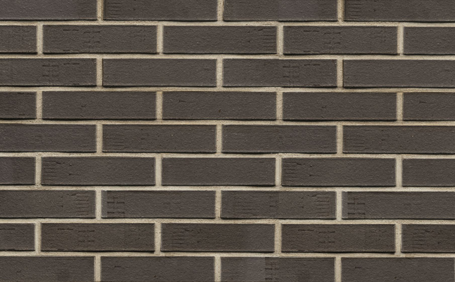 Кирпич клинкерный Westerwaelder Klinker Nr 05F Eisenschmelz Schwarzbraun Fuss., 290*90*71 мм