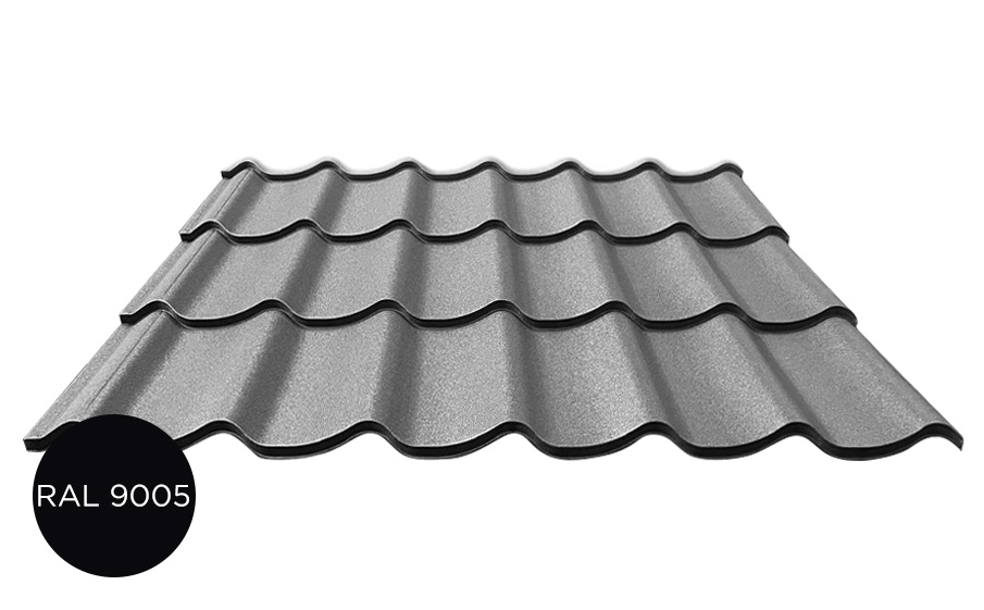 Профиль волновой ARMO, Rooftop Бархат (Zn275), RAL 9005