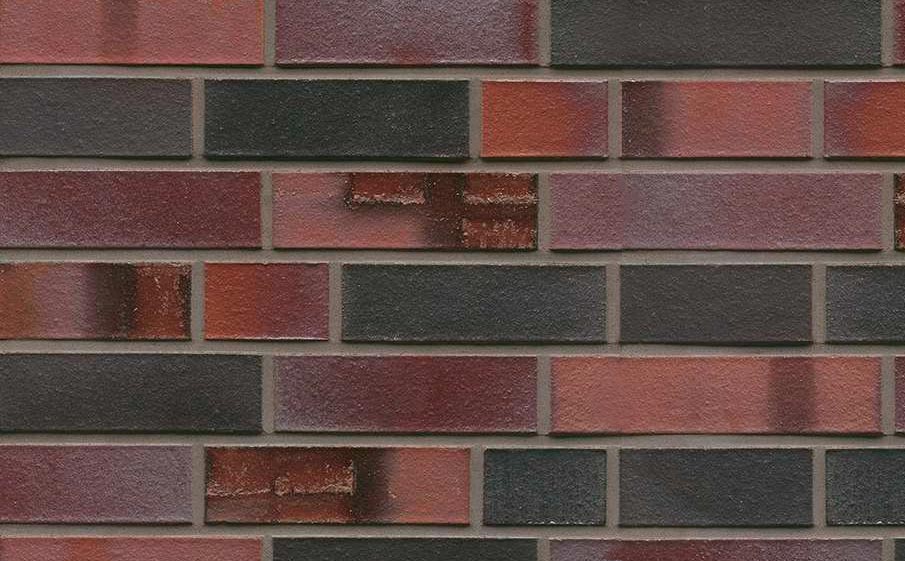 Кирпич клинкерный Muhr 29 S Schwarzblau-bunt Spezial гладкий, Spar NF, 240*55*71 мм