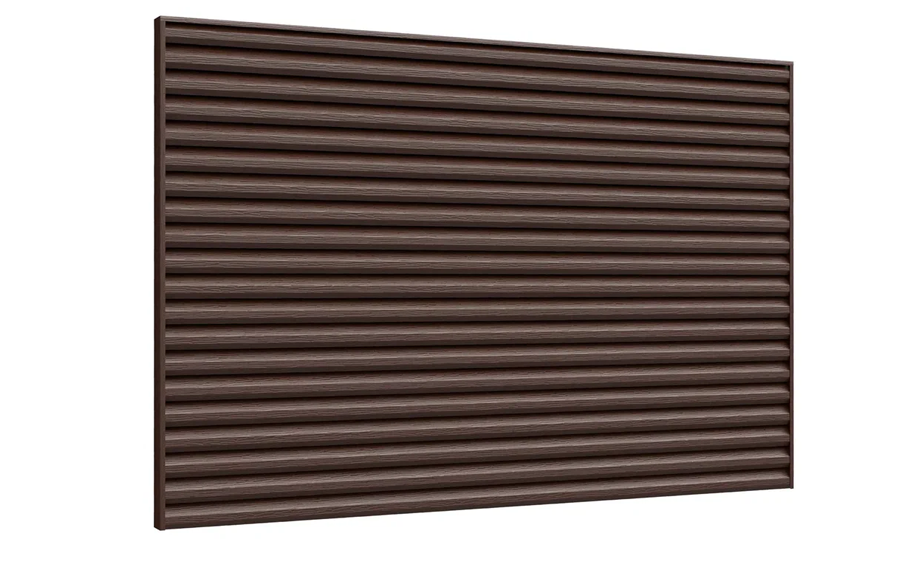 Забор-жалюзи Aquasystem PE MATT RoofTop Бархат, Kombo, RAL 8017, фактурная