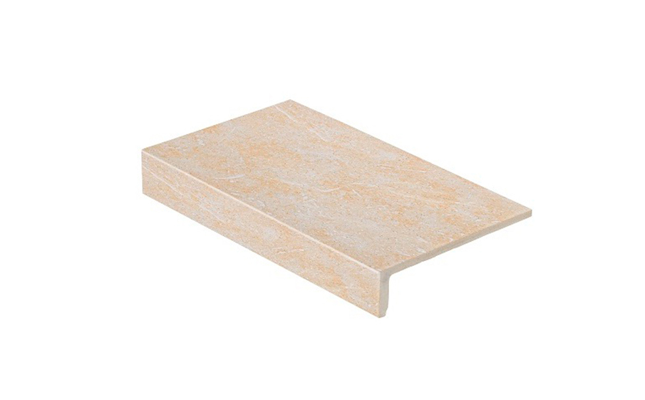 Клинкерная ступень прямоугольная Stroeher Keraplatte Roccia 833 corda, 240х175х52х10 мм
