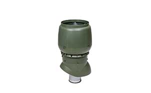 Изолированный вентиляционный выход Vilpe® 160/ИЗ/500 зеленый + колпак