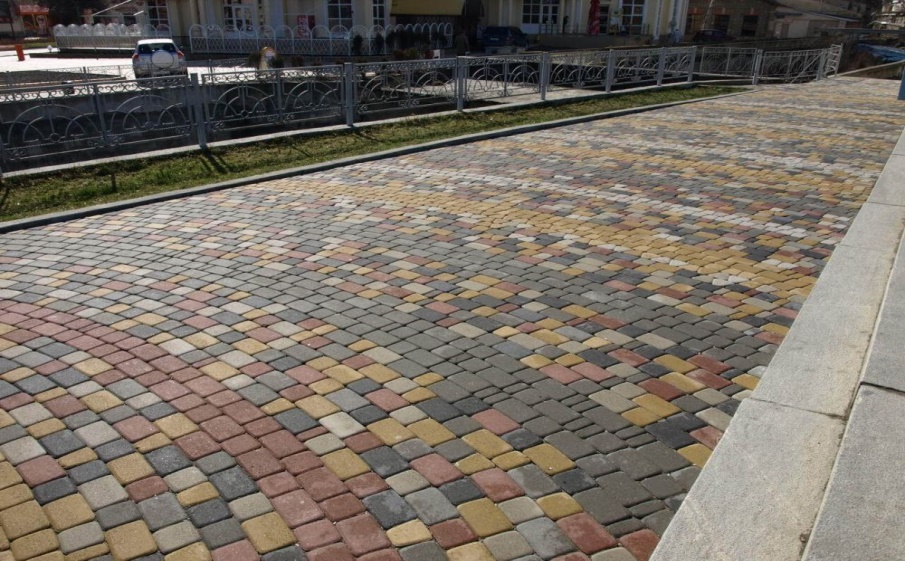 Плитка тротуарная Классико Б.1.КО.6 гранит желтый