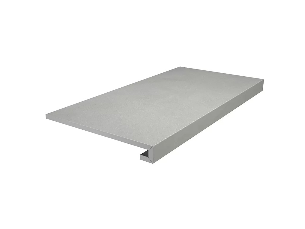 Ступень клееная KERAMA MARAZZI Про Чементо матовая серый, 600*330*9 мм