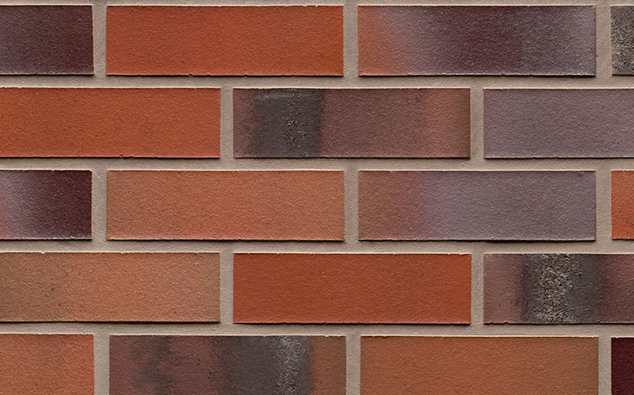 Клинкерная плитка под кирпич Feldhaus Klinker NF 14 R560 carbona carmesi colori  240*71*14 мм